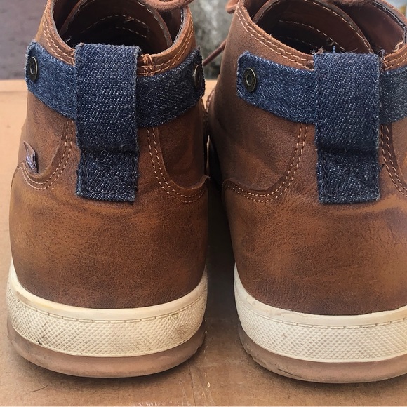 G.H. Bass Atwater 713288-BRTN Mens Brown Mid Top Lace Up Chukkas Boots SIZE 13 - Picture 9 of 10